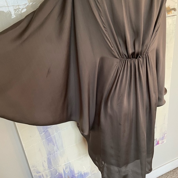 Hale Bob 👗 Silk Caped Arm Dress - Picture 9 of 9